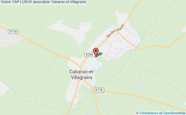 plan association Cap Ludus Cabanac-et-Villagrains