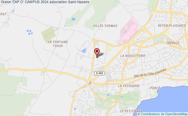 plan association Cap O' Campus 2024 Saint-Nazaire