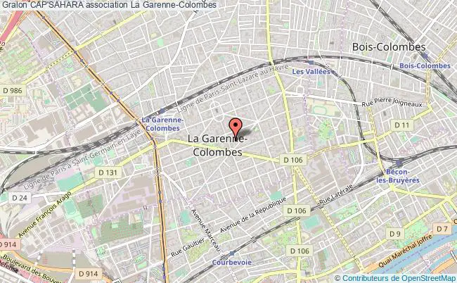 plan association Cap'sahara La Garenne-Colombes