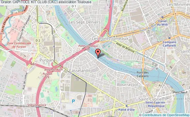 plan association Capitole Kit Club (ckc) Toulouse