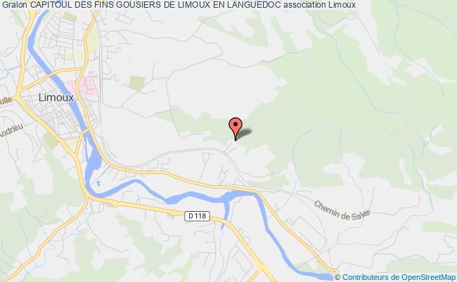 plan association Capitoul Des Fins Gousiers De Limoux En Languedoc Limoux
