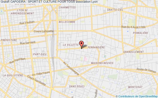 plan association Capoeira : Sport Et Culture Pour Tous Lyon
