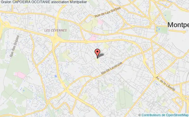 plan association Capoeira Occitanie Montpellier