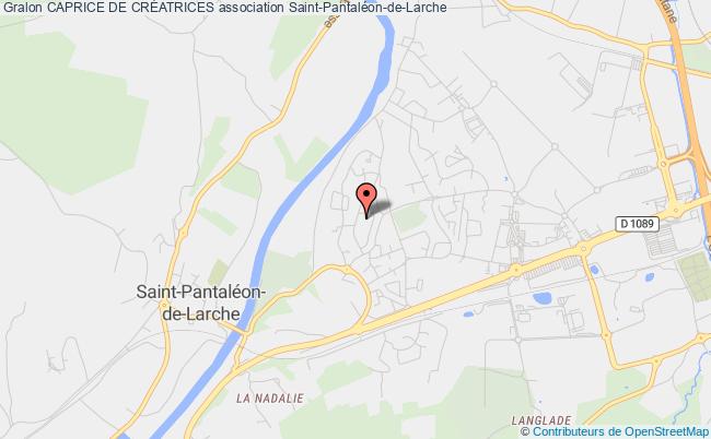 plan association Caprice De CrÉatrices Saint-Pantaléon-de-Larche