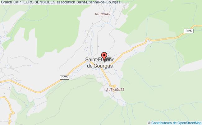 plan association Capteurs Sensibles Saint-Étienne-de-Gourgas