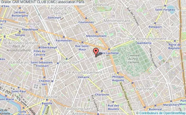 plan association Car Moment Club (cmc) Paris