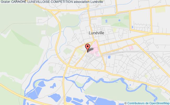 plan association Carache Lunevilloise Competition Lunéville