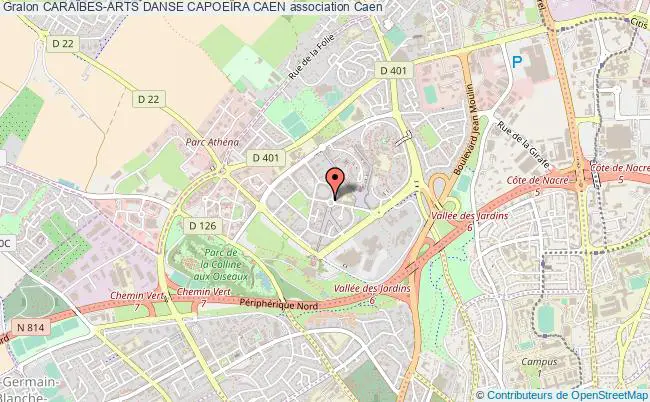 plan association CaraÏbes-arts Danse CapoeÏra Caen Caen