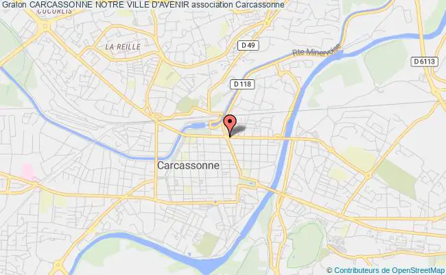 plan association Carcassonne Notre Ville D'avenir Carcassonne