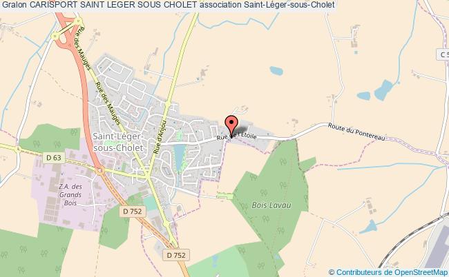 plan association Carisport Saint Leger Sous Cholet Saint-Léger-sous-Cholet