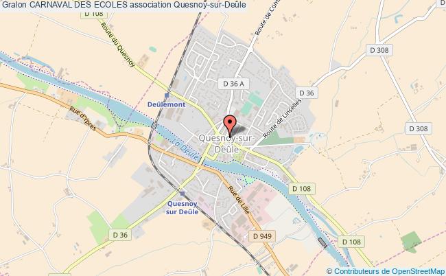plan association Carnaval Des Ecoles Quesnoy-sur-Deûle