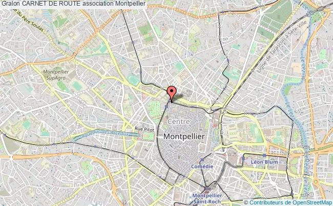plan association Carnet De Route Montpellier