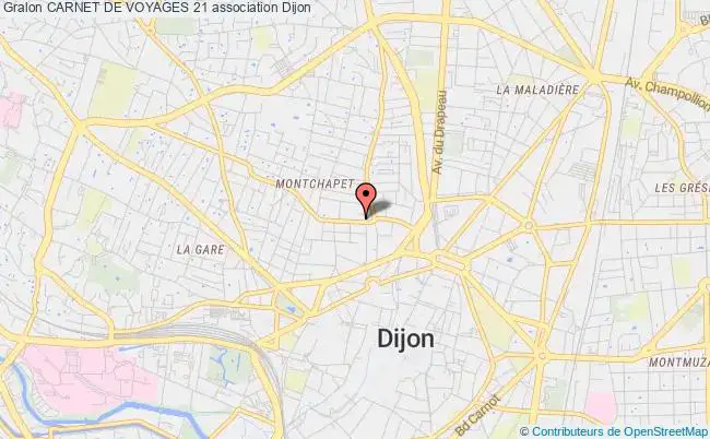plan association Carnet De Voyages 21 Dijon