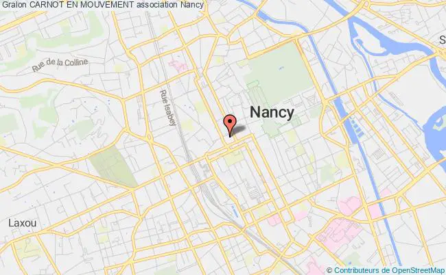 plan association Carnot En Mouvement Nancy