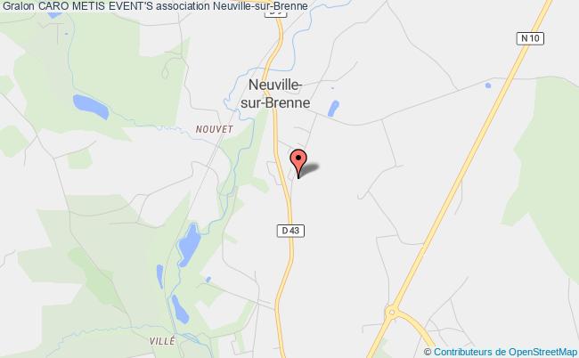plan association Caro Metis Event's Neuville-sur-Brenne