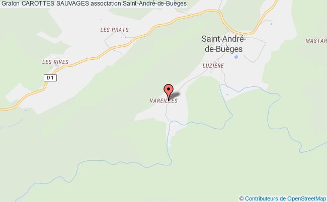 plan association Carottes Sauvages Saint-André-de-Buèges