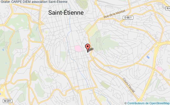 plan association Carpe Diem Saint-Étienne