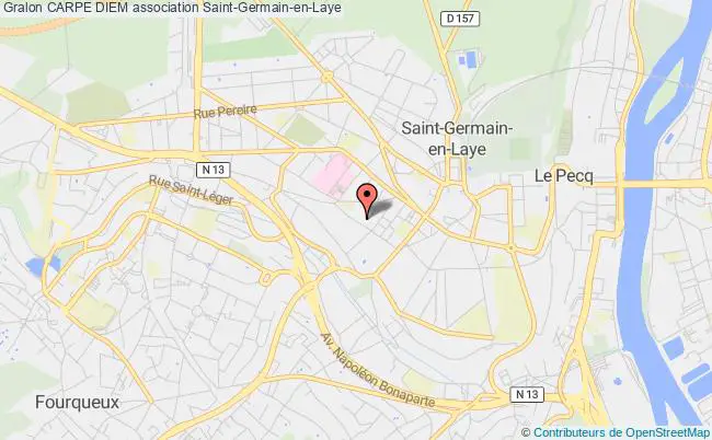 plan association Carpe Diem Saint-Germain-en-Laye