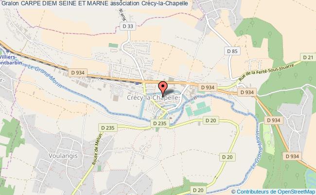 plan association Carpe Diem Seine Et Marne Crécy-la-Chapelle