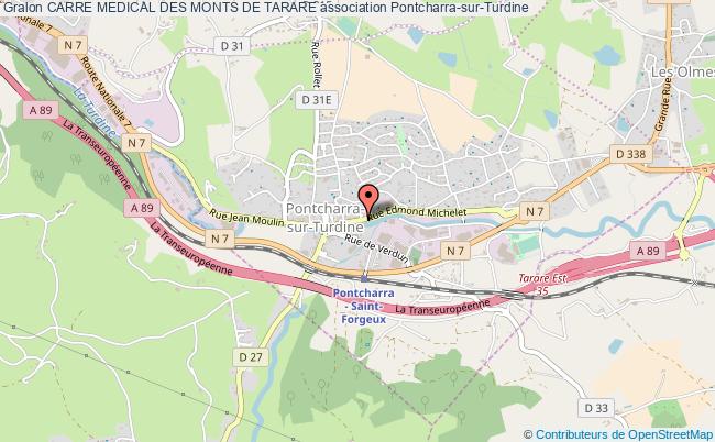 plan association Carre Medical Des Monts De Tarare Pontcharra-sur-Turdine