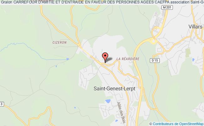 plan association Carrefour D'amitie Et D'entraide En Faveur Des Personnes Agees Caefpa Saint-Genest-Lerpt