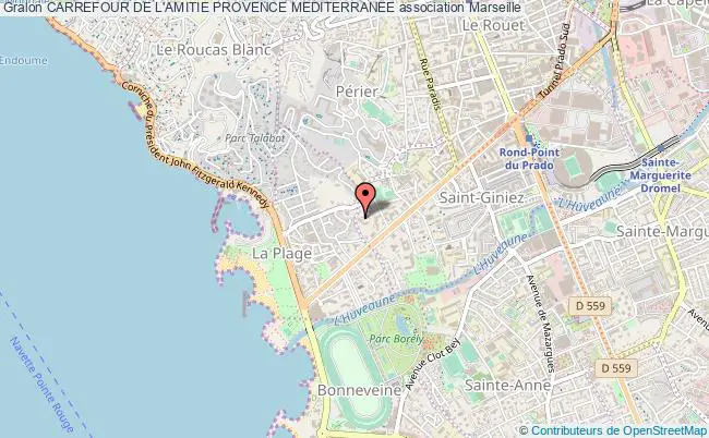 plan association Carrefour De L'amitie Provence Mediterranee Marseille 8
