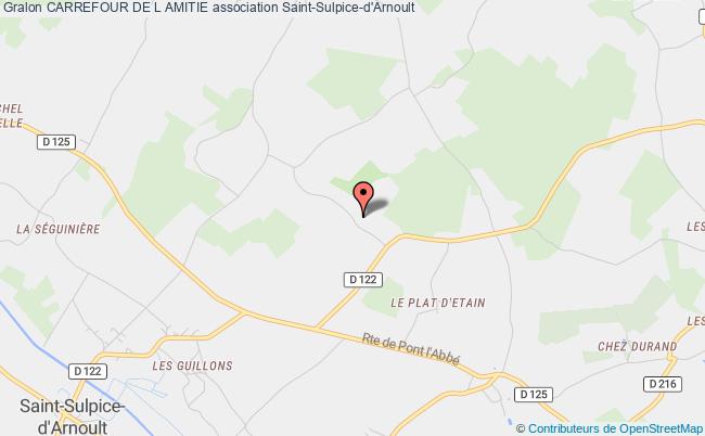plan association Carrefour De L Amitie Saint-Sulpice-d'Arnoult