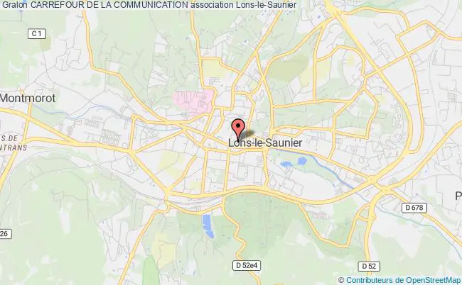 plan association Carrefour De La Communication Lons-le-Saunier