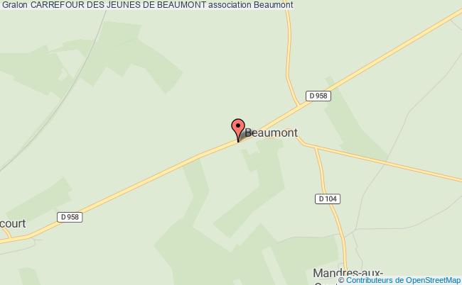 plan association Carrefour Des Jeunes De Beaumont Beaumont
