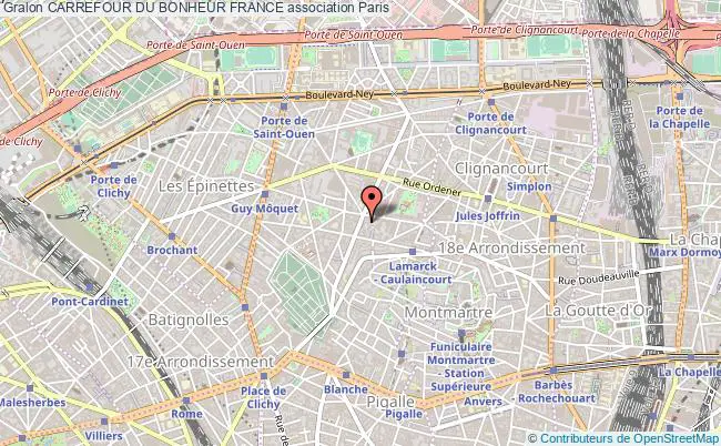 plan association Carrefour Du Bonheur France Paris