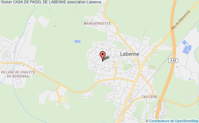 plan association Casa De Padel De Labenne Labenne