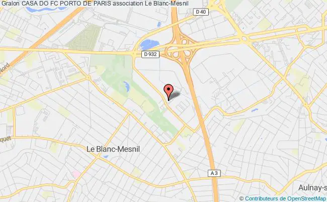 plan association Casa Do Fc Porto De Paris Le    Blanc-Mesnil