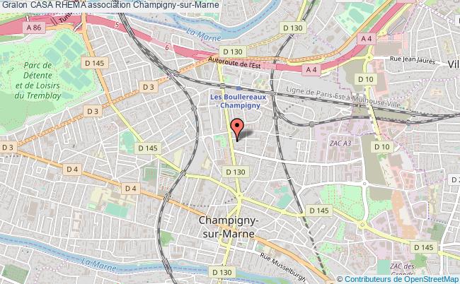 plan association Casa Rhema Champigny-sur-Marne