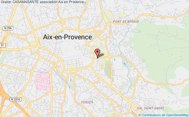 plan association Casamasante Aix-en-Provence