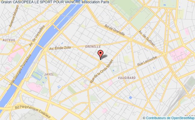 plan association Casiopeea Le Sport Pour Vaincre Paris 15e