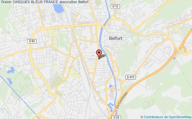 plan association Casques Bleus France Belfort