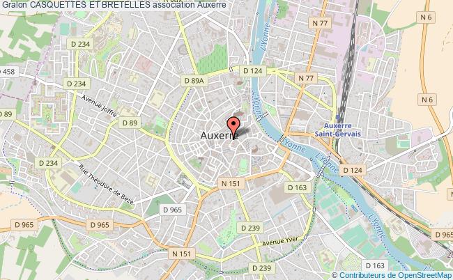 plan association Casquettes Et Bretelles Auxerre