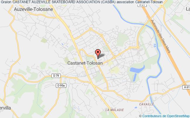 plan association Castanet Auzeville Skateboard Association (casba) Castanet-Tolosan