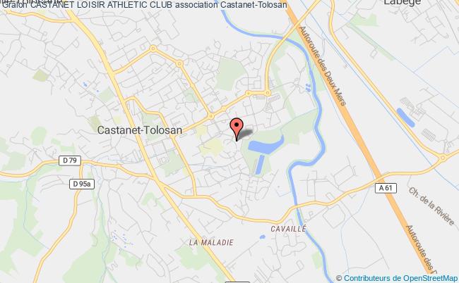 plan association Castanet Loisir Athletic Club Castanet-Tolosan