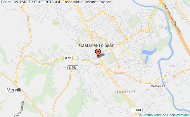 plan association Castanet Sport Petanque Castanet-Tolosan