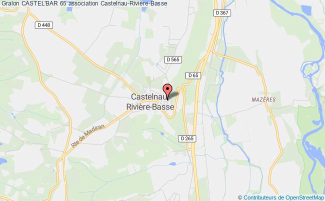 plan association Castel'bar 65 Castelnau-Rivière-Basse