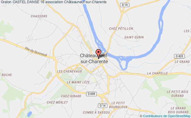 plan association Castel Danse 16 Châteauneuf-sur-Charente