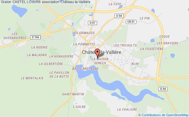 plan association Castel Loisirs Château-la-Vallière