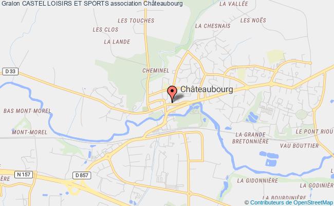 plan association Castel Loisirs Et Sports Châteaubourg