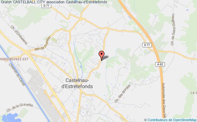 plan association Castelball City Castelnau-d'Estrétefonds