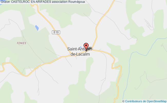 plan association Castelroc En Arifades Terre-de-Bancalié