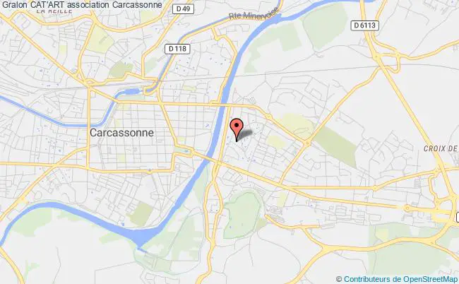 plan association Cat'art Carcassonne