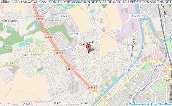 CATCH AS CATCH CAN - COMITE D'ORGANISATION DE GALAS DE CATCH AU PROFIT DES ANCIENS DE LA VILLE DE DOUAI