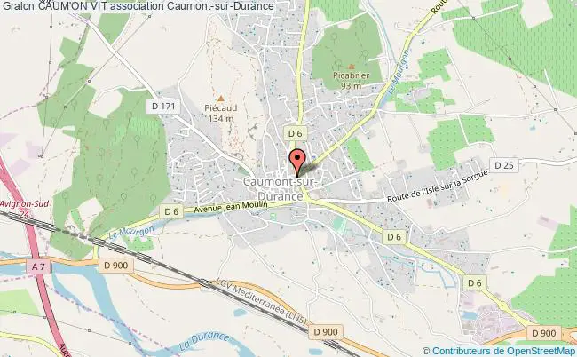 plan association Caum'on Vit Caumont-sur-Durance