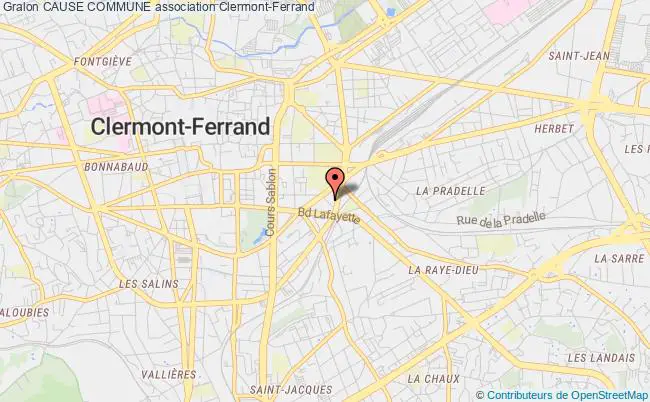 plan association Cause Commune Clermont-Ferrand